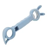 DIYEAH Multifunktionaler Flaschenöffner aus Edelstahl mit Ergonomischem Griff Dosen Schraubglasöffner für Bier Whiskey und Verschiedene Getränkebehälter Langlebiges Küchenwerkzeug in