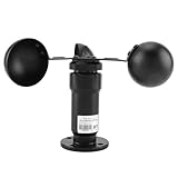 Windgeschwindigkeitssensor Windmessgeräte Anemometer Drei Tassen Windgeschwindigkeits -Detektor Windgeschwindigkeit und Richtungsmesswerkzeug für die Wetterüberwachung Windgeschwindigkeitssensor 0