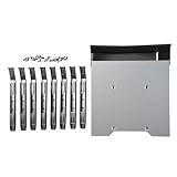 Nettoppo 4-Bucht HDD Festplatten KäFig Gestell mit GroßEr KapazitäT 5 3 X Optische Laufwerks SchäChte Bis 3,5 SAS-SATA Festplatten Einschub Caddie