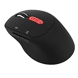 VBESTLIFE AI Wireless Maus, 6 in 1 Sprach -Typing -Übersetzung, Bluetooth -Konnektivität von Multi -Modus, Wiederaufladbares Ergonomisches Design für PC -Laptop (Black)