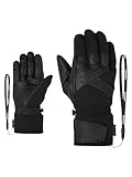 Ziener Herren Getter-Z Ski-Handschuhe/Wintersport | wasserdicht, Wolle, Thermoshield, Black, 11