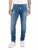Replay Herren Jeans Anbass Slim-Fit mit Comfort Stretch, Medium Blue 009 (Blau), 33W / 30L