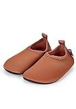 Sterntaler Aquaschuh - Unisex Badeschuh aus Neopren mit Gummiverschluss und rutschfester Sohle - Kinder Badeschuh für Halt im Wasser - blassbraun, 28