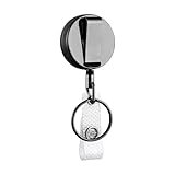 Einziehbarer Schlüsselbund Karrierer Karriererhalter Abzeichen Abzeichen Für Die Büroschule Für Büroschule HEAVE DURCH ROELN REAKRAKTIBLICHE KLEYCHAIN ​​CARABINER BADGE Inhaber Für Büro