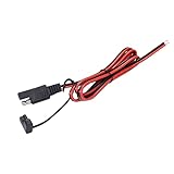LEIDJGUN 1 M SAE Verlängerungskabel Für Rasenmäher SAE Schnelltrennstecker Verlängerungskabel Mit Staubkappe 18 AWG