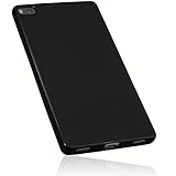 mumbi Hülle kompatibel mit Huawei P8 Handy Case Handyhülle, schwarz