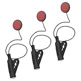 ibasenice 3 Stück Piezo Tonabnehmer 50mm Selbstklebend für Akustikgitarren Ukulelen Kalimba Dünn Hohe Empfindlichkeit Passiver Kontaktmikrofon Pickup ohne Bohren