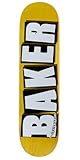 Baker Skateboard Deck Logo Veneers B2 Gelb 21,6 x 82,5 cm