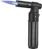 Küchenbrenner, Butan-Fackel, Feuerzeug, große Jet-Flamme, nachfüllbar, tragbar, Butan-Fackel, verstellbar, Mini-Lötlampe für Camping, Grill, Backen, kulinarisches Löten, Kochen, Schweißen, Grillen