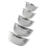 MAGICLULU 1 Satz Rührschüssel Set Teiliges Set aus Robustem Starkem zum von Salaten und Teig Einfache Vielseitig Einsetzbar für Küche und Restaurant