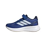 adidas Runfalcon 3.0 Unisex-Sneaker für Kinder, elastische Spitze, Team Royal Blue White Dark Blue, 35.5 EU