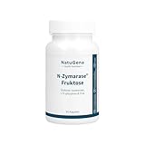 NatuGena N-Zymarase Fruktose, 75 mg Glukose-Isomerase, L-Glutamin & Zink, Biotin (Vitamin B7),Fohlsäure (Vitamin B9), 90 Kapseln (3 Monats Packung)