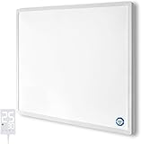 Hocosyme Infrarotheizung 1200 Watt mit Thermostat | Infrarotheizung Wandmontage für 15-28 m² | Elektroheizung mit Überhitzungsschutz | Touch-Thermostat | TÜV & 10 Jahre Garantie