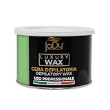 JaDy - Enthaarungswachs Aloe Vera | Professioneller Einsatz | Geeignet für alle Hauttypen | 400 ml Warmwachs für Heißwachs, Grün, Luxury Wax (1)