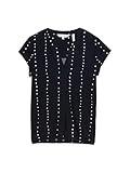Tom Tailor Damen 1045238 Bluse, 38063 - Navy Dot Print, 44 EU