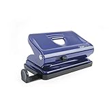 Rapesco PF810ML1 810 2-fach-Metalllocher, 12 Blatt Stanzkapazität, Blau