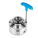 GCIUEMMH Backenfutter Drechselfutter - 3,75' 4 Backenfutter Selbstzentrierendes Drehfutter Drechselfutter 4 Backen Drechselspannfutter Spannfutter selbstzentrierend Drehfutter für M33 Drehmaschine