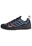 adidas Unisex Terrex Swift Solo 2.0 Hiking Shoes Wanderschuhe, Wonder Steel/Core Black/Orange, 45 EU