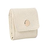 Schmuck-Organizer-Tasche, faltbarer Schmuckbeutel für Reisen, kompakter Behälter, Magnetverschluss für Ringe, Ohrringe, Armbänder, Ohrstecker, Mode-Accessoires