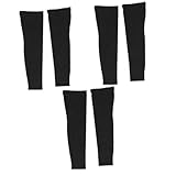 Kisangel 3 Paare Fleece Winddichte Radfahren Kniewärmer für Herren Beinwärmer für Kalte Herbst und Wintertage Kompressions Beinlinge mit Hohem Tragekomfort