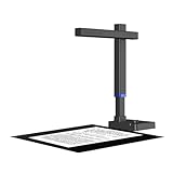 MKHFP Tragbarer 20-Megapixel-Buchscanner, Flatten-Curve-Technologie for schnellen Scannen von PA3-Dokumenten for die Bürobibliothek, Schule Visuelles Lehrmittel