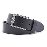 FRIEDRICH HOFFMANN Gürtel Herren schwarz - MADE IN GERMANY - Ledergürtel Herren - 100% Leder - Anzuggürtel Business Gürtel Jeans - 3,5 cm breit (Schwarz, 100 cm Bundweite = 115 cm Gesamtlänge)