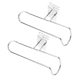 Cabilock 2 Stück Rollschuhhalter aus Edelstahl Wandmontage Formstabiler Schlittschuhständer zur Präsentation Platzsparend Bruchfest für Mehrere Paar Eislaufschuhe Sportständer für