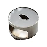 YunJove Universal-Teewärmer, leicht und multifunktional, 8,9 cm Durchmesser, aus Metall, für Grill, drinnen und draußen, 8,9 x 8,9 x 7,5 cm