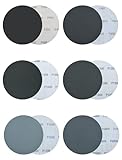 150mm Schleifpapier Körnung 400/800/1000/1200/1500/2000, 60 Stück Schleifscheiben 150mm Klett Nass Trocken Schleifblätter für Auto, Metall, Holz, Lack Polieren & Feinschliff