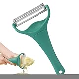 Zahoken Universalschäler Sparschäler, Doppelseitiger schneider Mit Käsereibe, Kartoffelschäler Spargelschäler, Edelstahl-Handkartoffelschäler Für Und