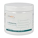 Vitaplex L-Glutamin Pulver hochdosiert (300mg) L-Glutamin Complex und Aminosäure Workout Supplement - Glutaminsäure Pulver mit Aminosäuren - Glutaminpulver Nahrungsergänzungsmittel