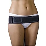 MATCHU - Beckengurt - Beckengürtel - Hüftgürtel - Taillengürtel - Gegen Beckeninstabilität und Beckenschmerzen - Schwangerschaft - Bietet Unterstützung und Kompression - 4 Größen - Schwarz (M)