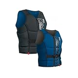 Camaro Comp Slasher Neopren Prallschutz Weste Wakeboard Kite Wasserski Black/Blue (54 (XL))