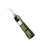 SEIWEI Speedy Leder Nähahle, Handnähapparat Awl Hand Stitcher Leder Nähen Ledernähset - grün