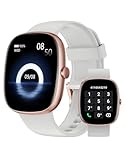 HUAKUA Smartwatch Damen Herren mit Telefonfunktion,1.85' Smart Watch mit Schrittzähler/SpO2/ Pulsmesser/Schlafmonitor/Sportuhr 100+Sportmodi,Fitness Tracker IP68 Wasserdicht für Android iOS Handy