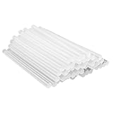 Universal Heißklebepatronen | Heißklebesticks für große Heißklebepistolen | Heißkleber Sticks | Ø 11 mm | 20 cm lang | 50 Stück (klar transparent)