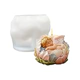 Silikonform mit Blumenfiguren, geeignet für handgefertigte Ornamente, Urlaubsdekoration und Kunstprojekte