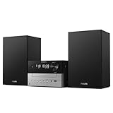 Philips TAM3205M2 Mikromusik-Anlage, Bluetooth-fähig, CD-Player, USB, Auracast FM Radio, 85% PCR-Material