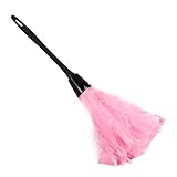 OPPWONG Duster -Reinigungswerkzeug, Truthahnfeder Duster Feather Reinigung Pinsel (PINK)