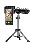 Apexel HD 36X Teleobjektiv für Smartphone, Handy objektiv mit Stativ für iPhone, Samsung Huawei und die meisten Smartphones