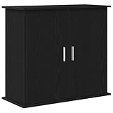 vidaXL Aquariumständer Schwarz Eichen-Optik 81x36x73 cm Holzwerkstoff