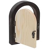 PENIKOKO Kindersichere Bemalbare Holz wandschutz Schalterabdeckung im Tür design Dekorative Steckdosen Lichtschalterverkleidung Einfach Klebbar Charmante Wanddeko für Wohnräume