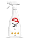 BugPower Silberfisch Spray 500ml - Sofort- und Langzeitwirkung - Ungezieferspray mit Knock-down-Effekt - gegen Silberfische - Alternative zu Köderdosen