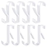 Fentar 8stk Haken für Handtuchheizkörper, Haken Heizung Badheizkörper, Rundheizkörper Handtuchhalter Heizungshaken für Handtücher, Heizkörperhaken für alle Standard Heizkörper (Neue Stile)