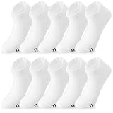 Utensilsto 5 Paar Sneaker Socken Herren und Damen, Atmungsaktive Baumwolle Socken, Baumwolle Kurze Sportsocken, Laufsocken Anti Schweiß Atmungsaktive Socks