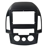 Autoradio Radioblende Doppel Autoblende/Passend for Hyundai i30 2008 2009 2010 2011 AT/MT AC Doppel-DIN-Auto-DVD-Rahmen 7/9 Zoll Audio-Anschlussadapter Panel Armaturenbrett Autoradio Radioblende Doppe