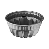 AMBITION Gugelhupfform für Heißluftfritteuse 18 cm Lakritze aus Kohlenstoffstahl Backform rund antihaft