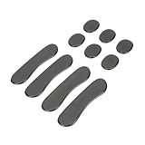 Parliky 10 Stück Teiliges Drum Dämpfer aus Flexiblem Geruchsneutralelem Silikon mit Verstellbarer Langlebig und Praktisch für Leises Üben Geeignet als Drum Mute Cushions in Schwarz