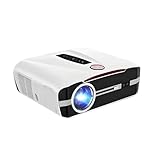 Kompatibel mit 4K-Strahlprojektor, AUTOFOKUS, 1080P, Native Projektoren, WLAN, Bluetooth, Heimkino, Overheadprojektor(Premium White,EU)
