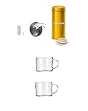 Premium Paddose ideal für die Aufbewahrung von Senseo Originalpads sowie kompatiblen Pads plus 2 Tassen